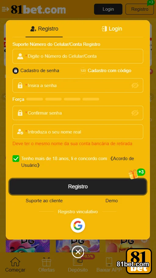 Usuário acessando aplicativo de jogos móveis seguros